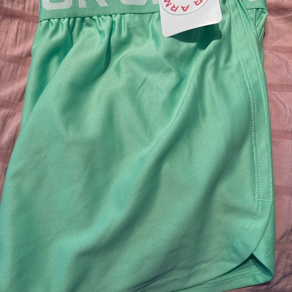 Under Armour Kids Mint Green Shorts